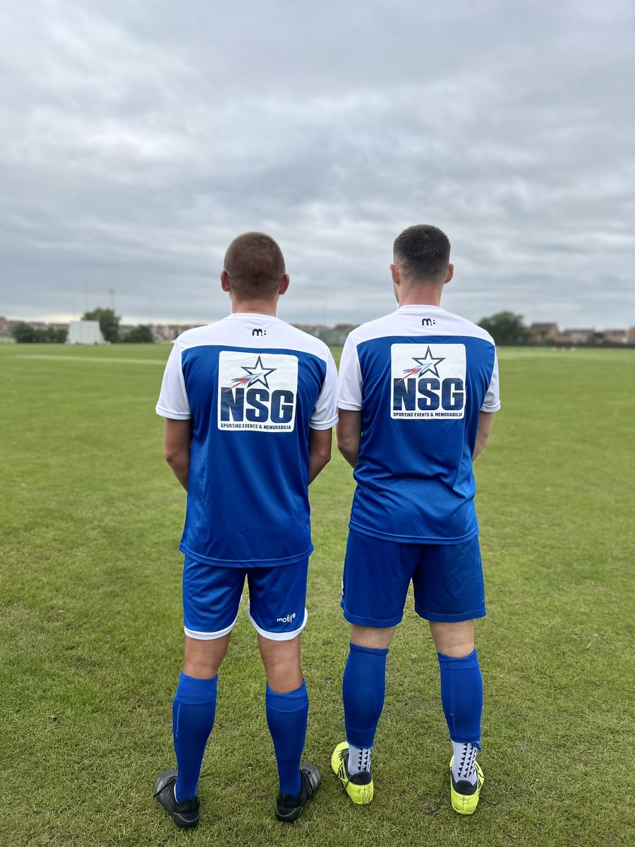 The lads in our new warm up tops last night massive thanks to NSG Sporting Events &amp; Memorabilia for the sponsor. 

🔵⚪️🔵⚪️🔵⚪️🔵⚪️🔵⚪️