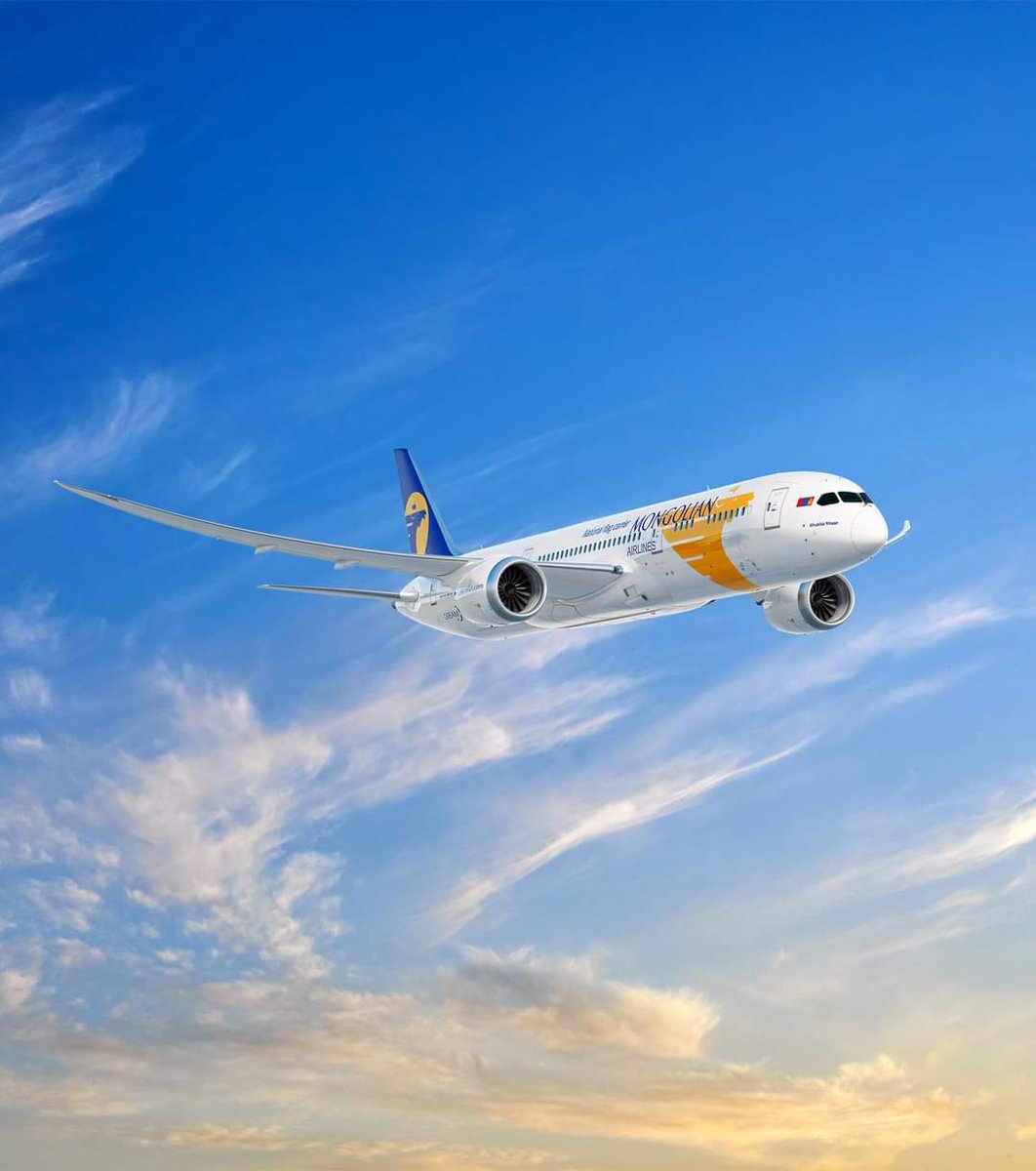 ✈️✈️✈️ АНУ-руу шууд нислэг үйлдэх Boeing 787-9 Dreamliner "Хубилай Хаан" агаарын хөлөг маргааш  /2023.08.11/ "Чингис хаан" Олон улсын нисэх буудалд газардана. 
🇲🇳Welcome to Mongolia🇲🇳