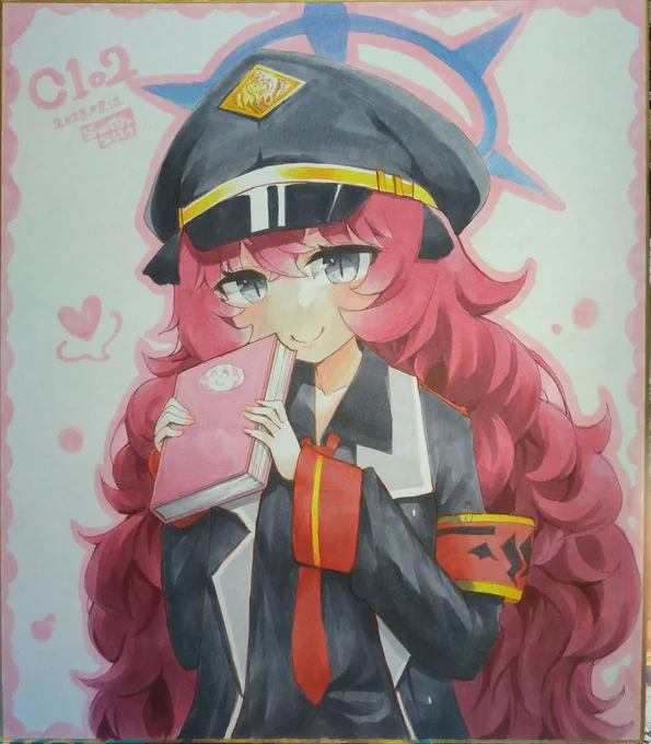 コミケ持っていくイロハ色紙