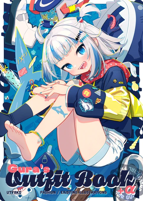 メロンブックス様にて「Gura's Outfit Book +α」の予約開始です〜! よろしくお願いします  #C102 #HololiveEN