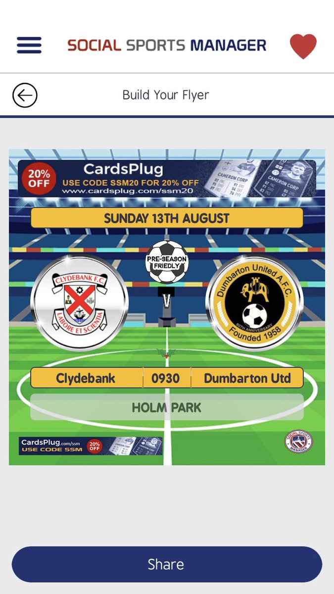 Clydebank FC 09s (@fcclydebank) on Twitter photo Pre season friendly v <a href="/2009United/">Dumbarton United 2009</a> Looking forward to a good game between the teams. Pre season friendly v <a href="/2009United/">Dumbarton United 2009</a> Looking forward to a good game between the teams.
