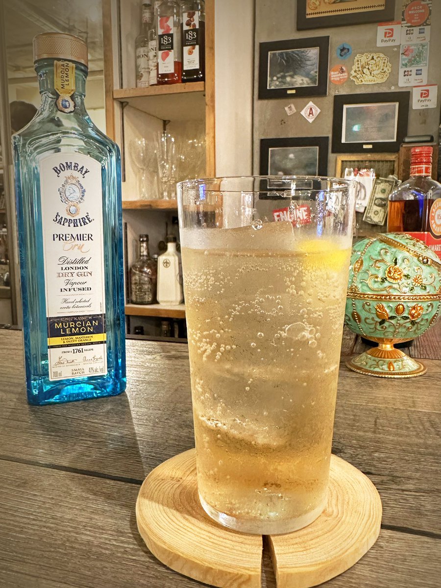 nachokakashi's tweet image. 今日の仕事も終わった！！
夏に飲みたくなるよね、GINはやっぱりスッキリ感が堪らない♪

ジンバックで始めてます🫚
#bombaysapphire