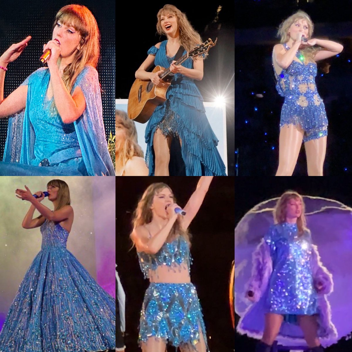 TSwiftLA's tweet image. 📸 | New blue outfits for #1989TaylorsVersion 

#LATSTheErasTour #TSTheErasTour