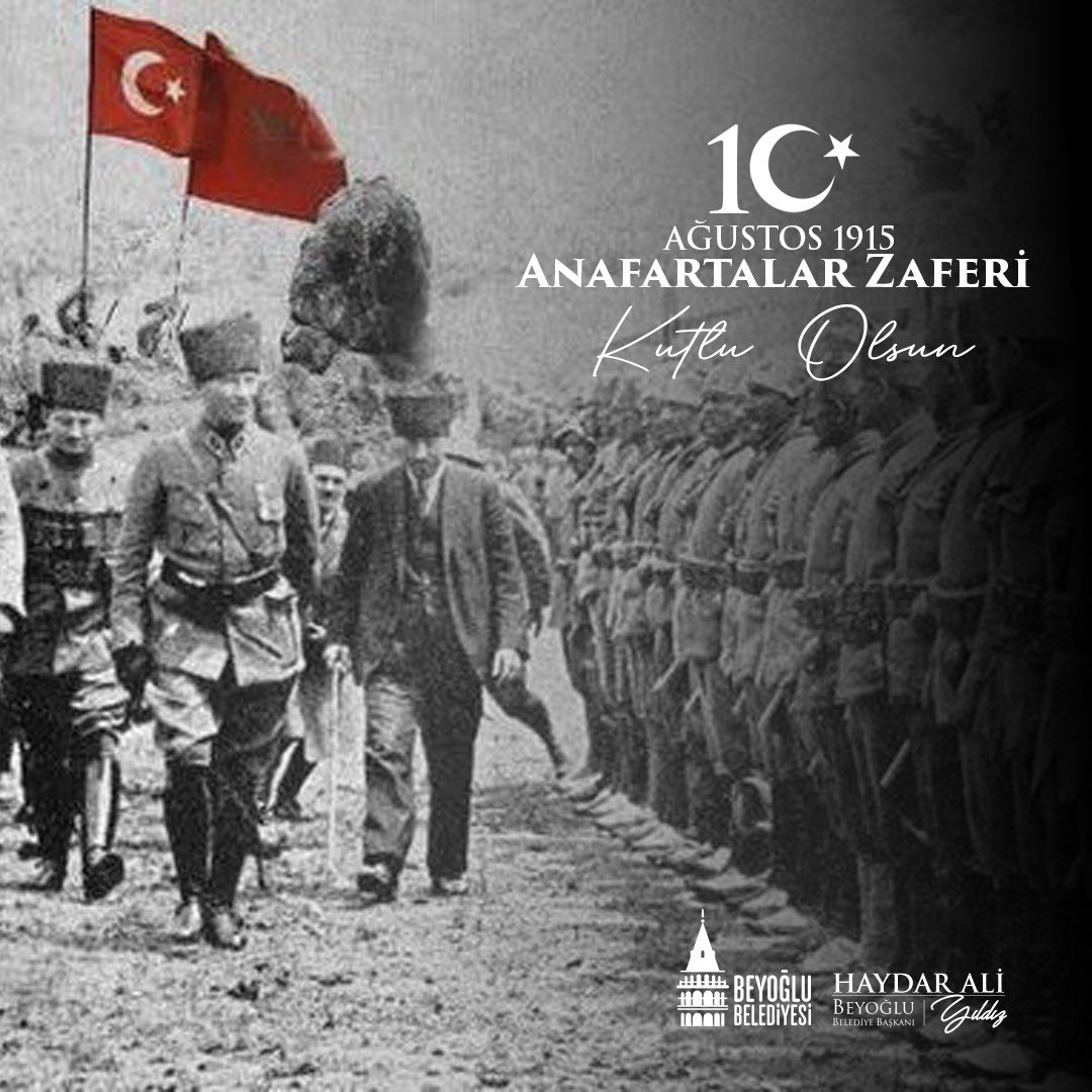 haydaraliyildiz's tweet photo. Tarihin akışını değiştiren Anafartalar Zaferi'nin yıl dönümünde, tarihimize zafer armağan eden Anafartalar Grup Komutanı Gazi Mustafa Kemal Atatürk başta olmak üzere tüm Çanakkale kahramanlarını saygı ve rahmetle anıyorum. 🇹🇷 https://t.co/hCVM5U5FKb