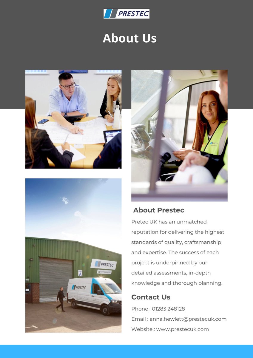Head over to our website to learn more ‘About Us’ prestecuk.com