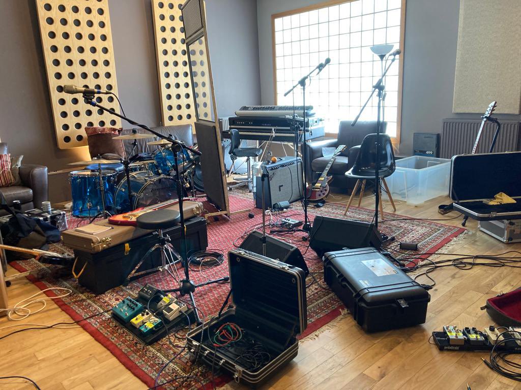 The scene is almost set for our final rehearsal of the summer. Just add musicians. And biscuits. 

Upcoming shows

• Saturday, August 12: Kelvingrove Park Bandstand, Glasgow (ticketmaster.co.uk/the-delgados-g…)
• Friday, August 18: Green Man festival, Bannau Brycheiniog (sold out)