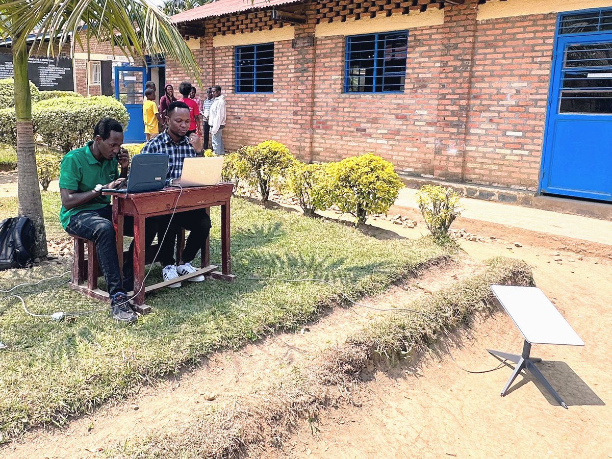 ASEFRwanda's tweet photo. First time traveling with Starlink in rural Rwanda. ASEF’s connected! @elonmusk @NDIKUBWIMANAGi1 @AlanShukuru @stormy_petrel @Starlink https://t.co/y46xccwzlt