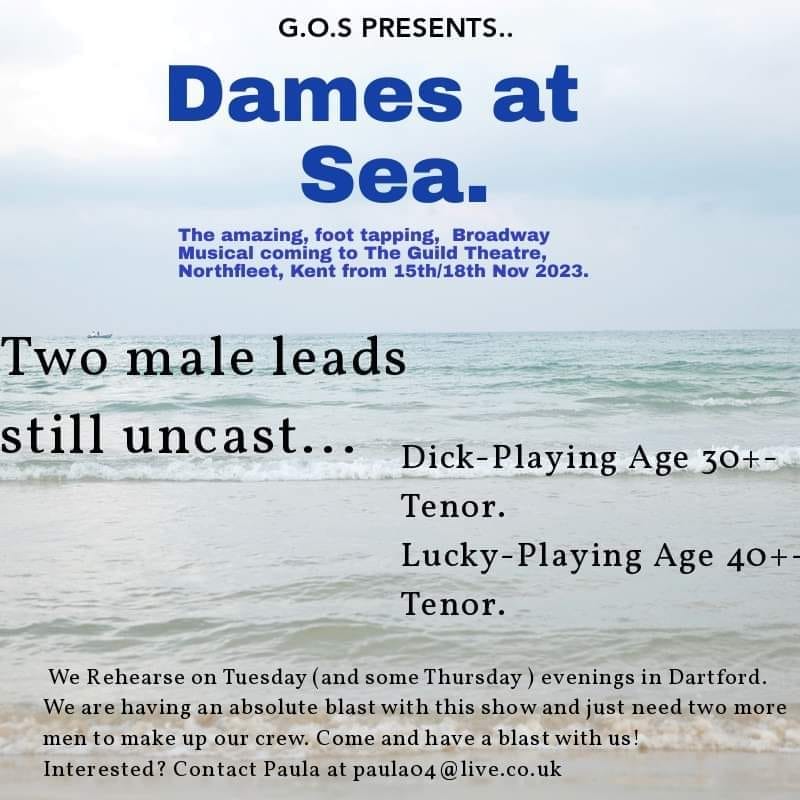 GravesEntMscSoc's tweet photo. We have just started rehearsals of this fabulous musical, we are still looking for two male leads. Please contact us if you are interested! https://t.co/ECxULxnBcx