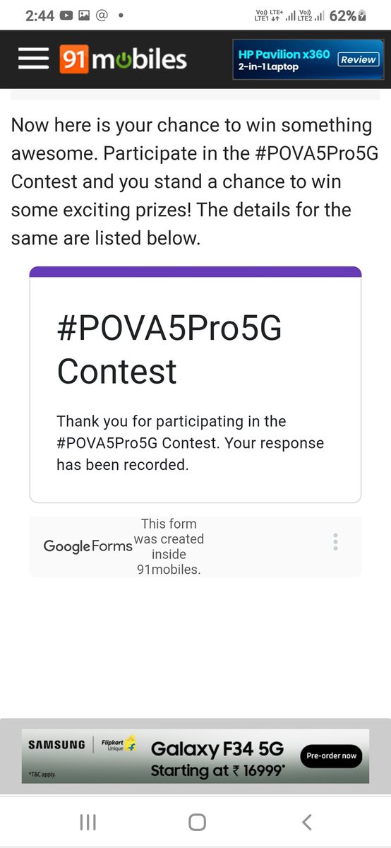 JayParmarGJ3's tweet image. All Instructions Followed

#POVA5Pro5G
#LightUpYourPower
@91mobiles