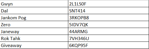 Outright_Games's tweet photo. Due to overwhelming love and support for the Star Trek: Prodigy in-game goodies we received yesterday, we are going to post all codes for everybody here. 
Live long and prosper cadets.🖖 https://t.co/a2d4njWUtc
