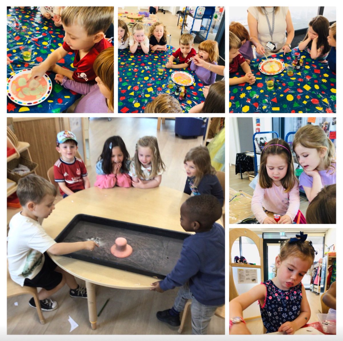 Exploring science at nursery. #curriculumforexcellence <a href="/SchoolBroomhill/">BroomhillSchool</a>