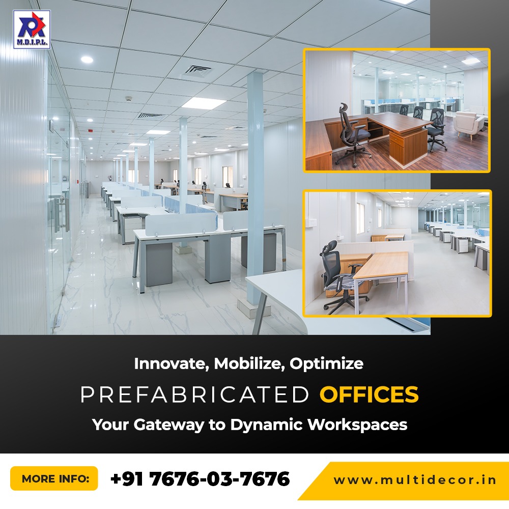 MDIPL1's tweet photo. Embrace the future of work with our Prefabricated Container Offices, where innovation meets mobility! Unlock endless possibilities for dynamic workspaces, catering to Site Offices, Store Rooms, Medical Dispensaries, &amp; more.

#MDIPL #DynamicWorkspaces #InnovativeSolutions https://t.co/OYhddRmJeU