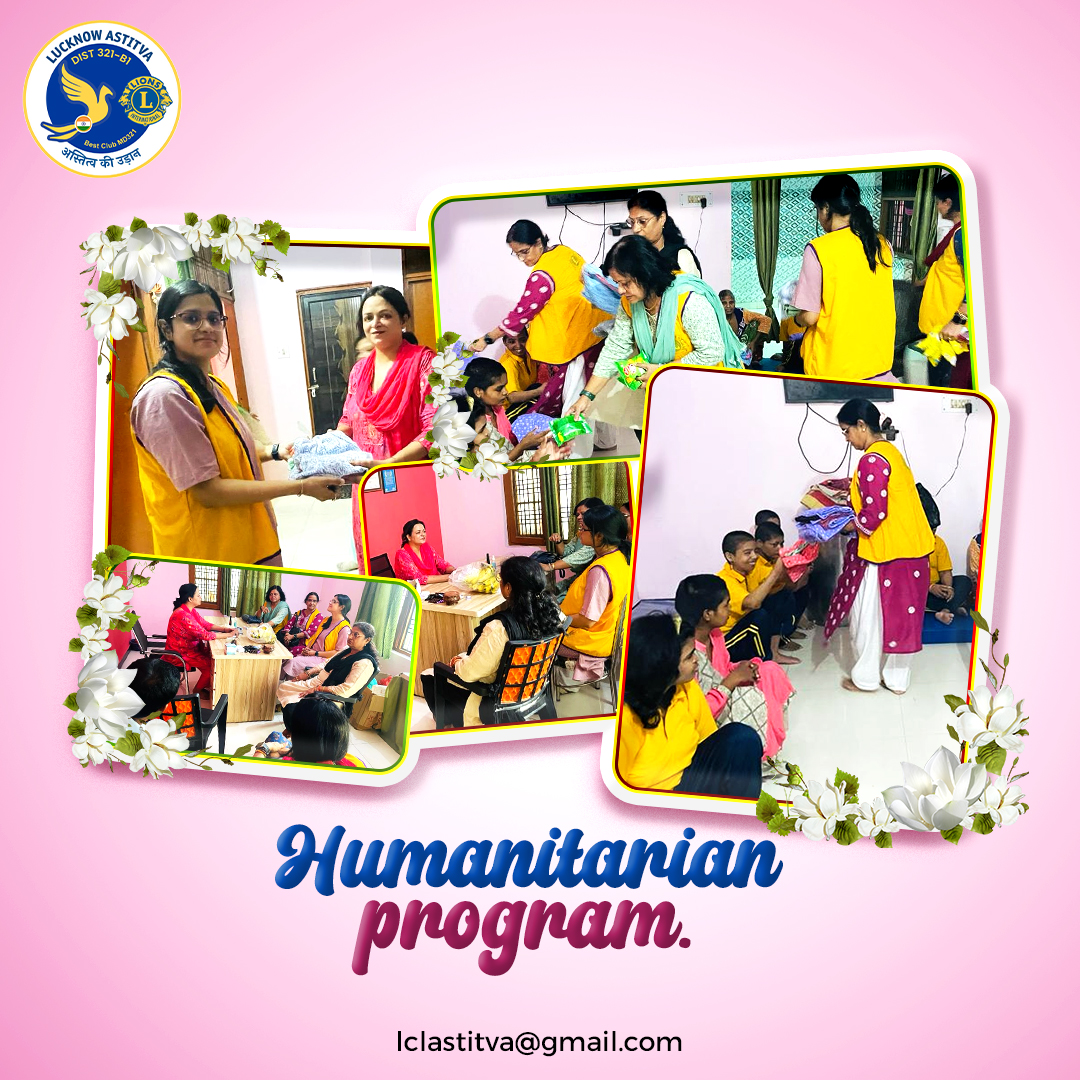 #LionsClubLucknowAstitva, under the #humanitarian #program, visited the home for autistic homeless girls in Indiranagar. The girls were gifted with lowers and t shirts along with chips, juices and fruits.
Under Presidentship of Prakirtita Damodar Pandey
facebook.com/prakirtita.pan…
