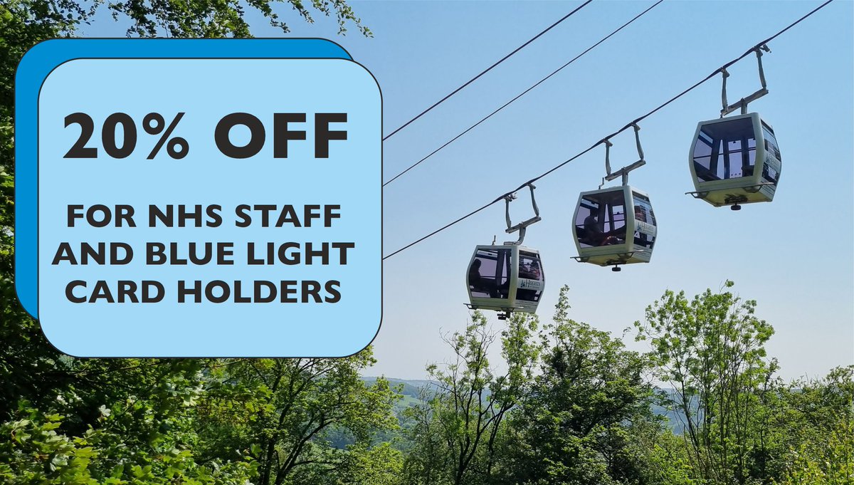 📣Offer alert! NHS Staff and Blue Light Card holders can receive 20% off their tickets! 

Book here: heightsofabraham.com/times-and-tick…

#nhs #bluelightcard #nhsdiscount #discounts