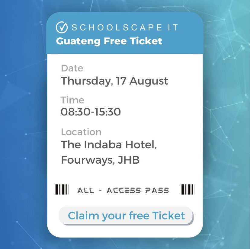 coding_feminist's tweet image. Joburg!!!! Join us at Schooscape!!! Let’s to learn, lots of amazing techies to meet and collaborate with, lots of delicious coffee ☕️!!! Bring your IT crew!! See you there @schoolscape