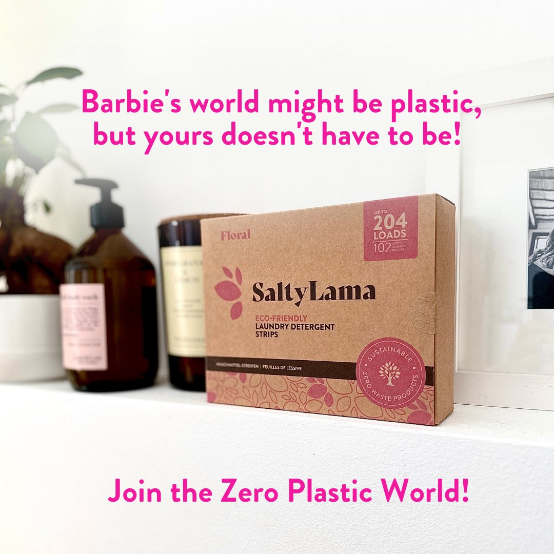 Opt for SaltyLama's floral fragrance in pink, zero-plastic packaging. Green is the new Pink!💕
