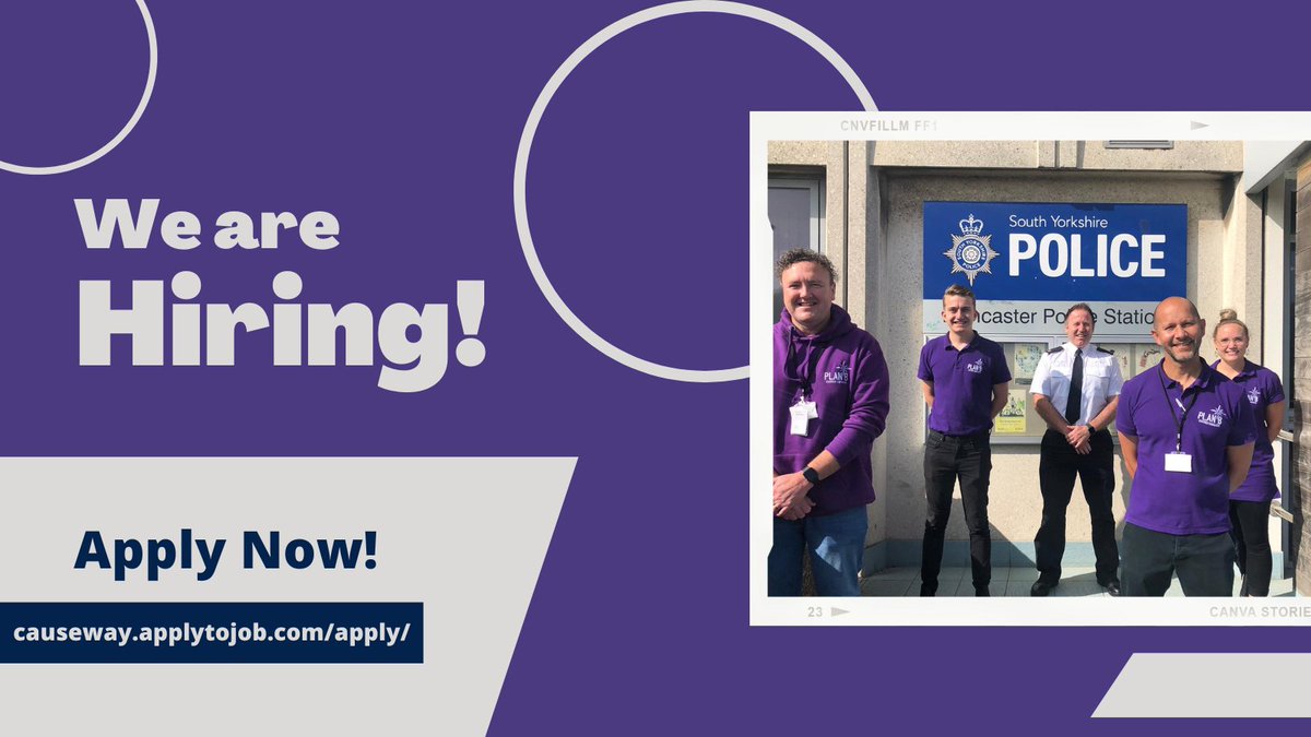 PlanBNavigators's tweet photo. A new opportunity to join our custody navigators! 
Join a team providing trauma-informed support and creating change in South Yorkshire. https://t.co/ASfE98xn1J