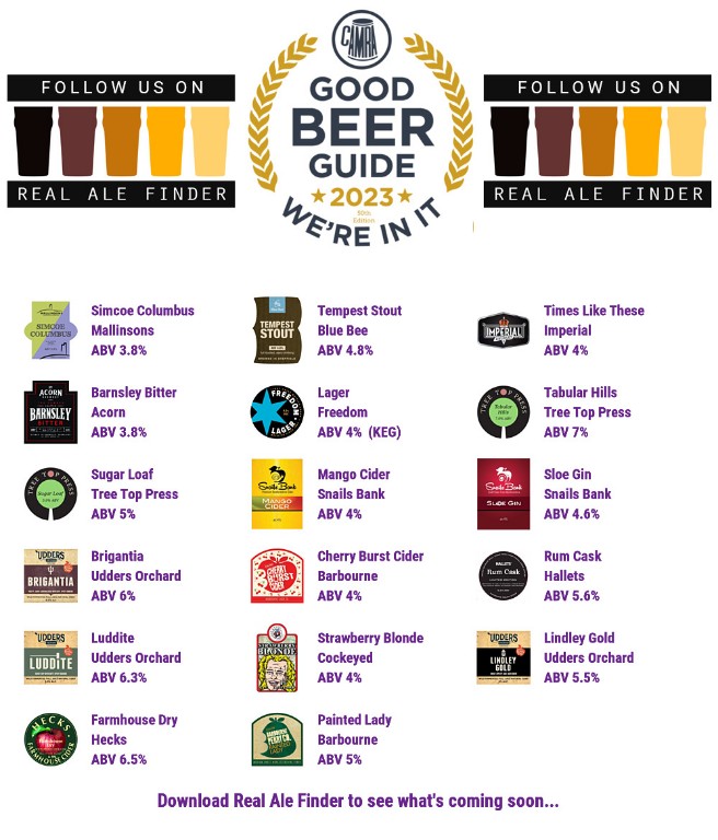 ThreeBsPubBrid's tweet image. We are ope 12-10p today.
On the bar today!
Beer Board: bit.ly/2VLwyRc

#goodbeerguide @CAMRA_Official @Mallinsons @BlueBeeBrewery @ImperialBrewery @AcornBrewery @FreedomBrewery @camra_wolds
#RealAleFinder