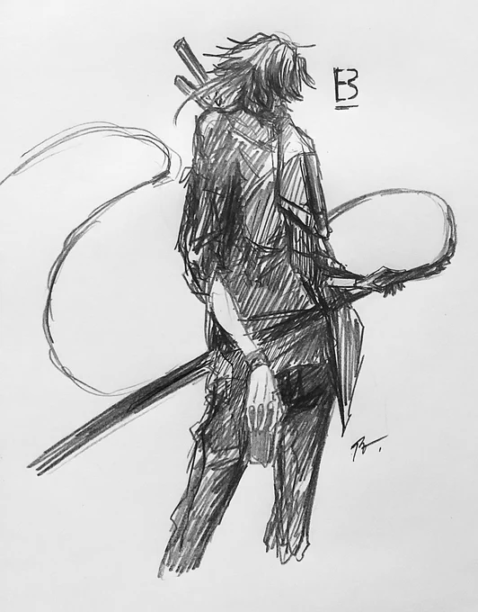 B