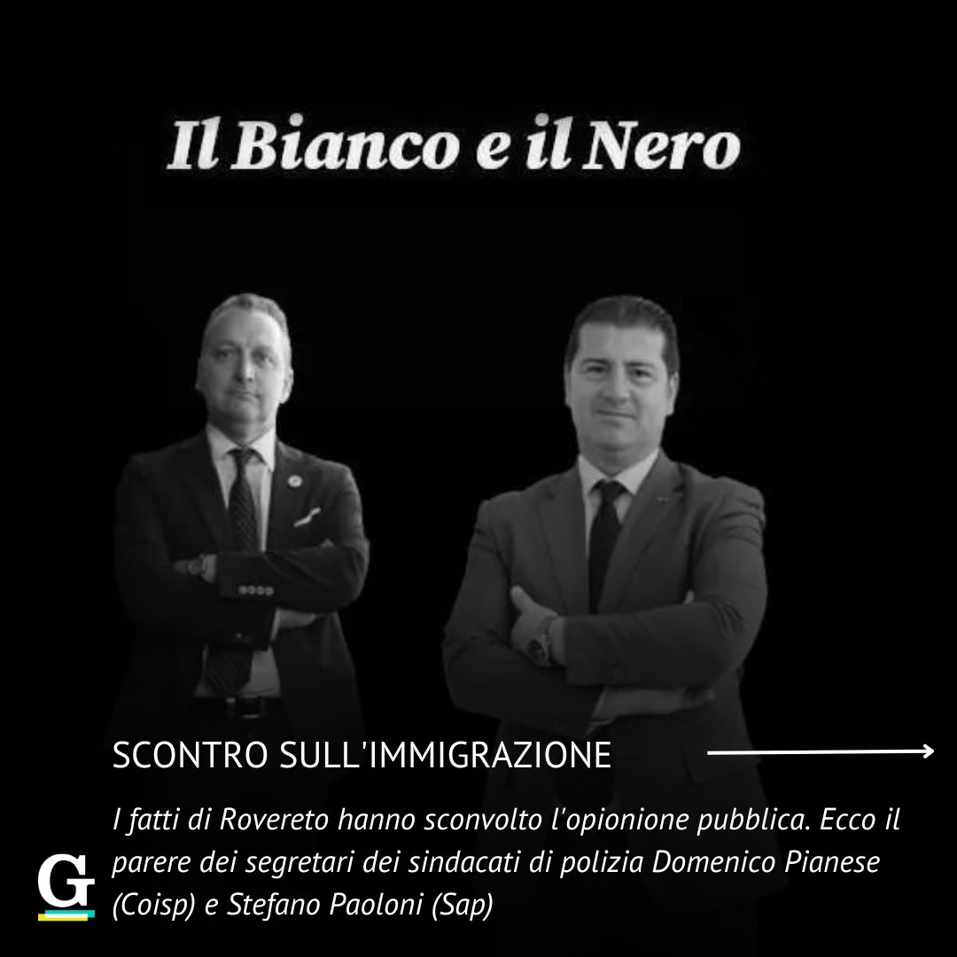 ilgiornale's tweet photo. La sicurezza e il tema dell' #immigrazione irrompono sul dibattito pubblico dopo i fatti di #Rovereto. Abbiamo interpellato Domenico Pianese e Stefano Paoloni, segretari dei sindacati di polizia, rispettivamente del #Coisp e del #Sap.

L'intervista
➡️ https://t.co/VH2U3dpDoe https://t.co/SPiYWgaNHc