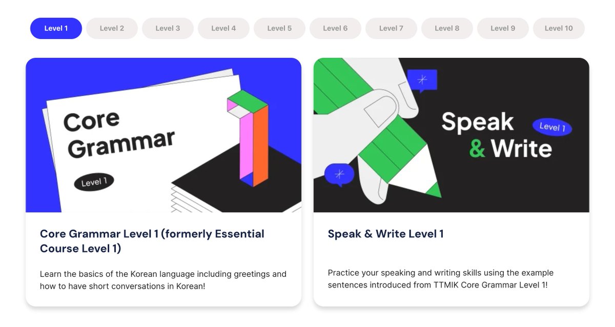 ttmik's tweet photo. 안녕하세요! 🇰🇷 Our Essential Curriculum has been updated to now include a course component called Speak &amp; Write! You can practice and reinforce what you learn in our Core Grammar lessons through spaced repetition and sentence-writing practices. https://t.co/ZwSROIjlby https://t.co/J1Phk3YAhs