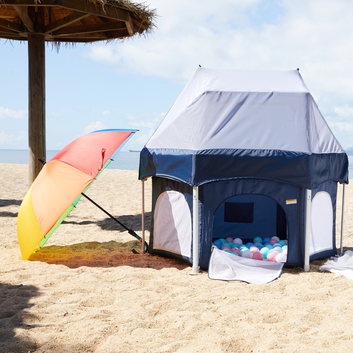 The best times are beach times this summer. The Baby Playpen Dome Pop-up Tent is the must-carry one to travel with your little one to build a safe and cozy yard for them. 

🔗bit.ly/3qsI0oo

#Travel #beach #familytime #playpen #SummerVibes #summberbeach #beachday