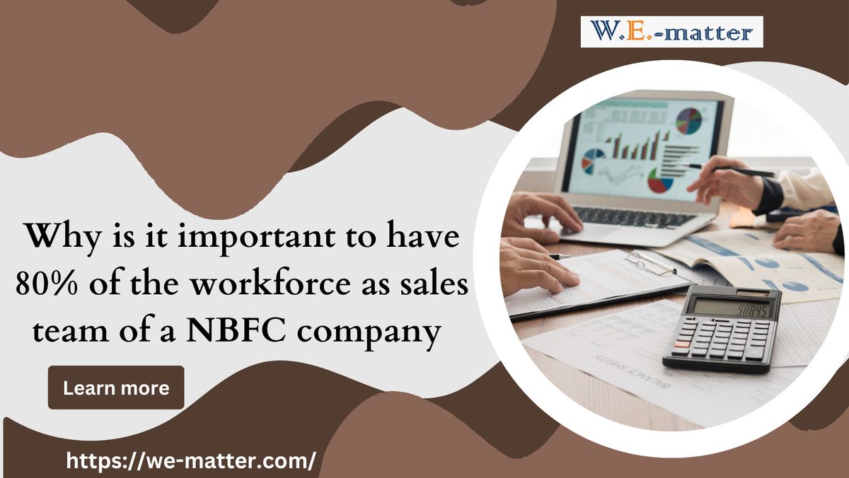 prashantspeak's tweet photo. 80% NBFC workforce in sales enhances profit, diversification, relationships, and insights for success.@W.E.-Matter - WE-Matter is a scientifically designed, technology-enabled, analytics-infused employee engagement solution. Discover more at https://t.co/lFnUXzGiz8 https://t.co/ppJXCcj4H6