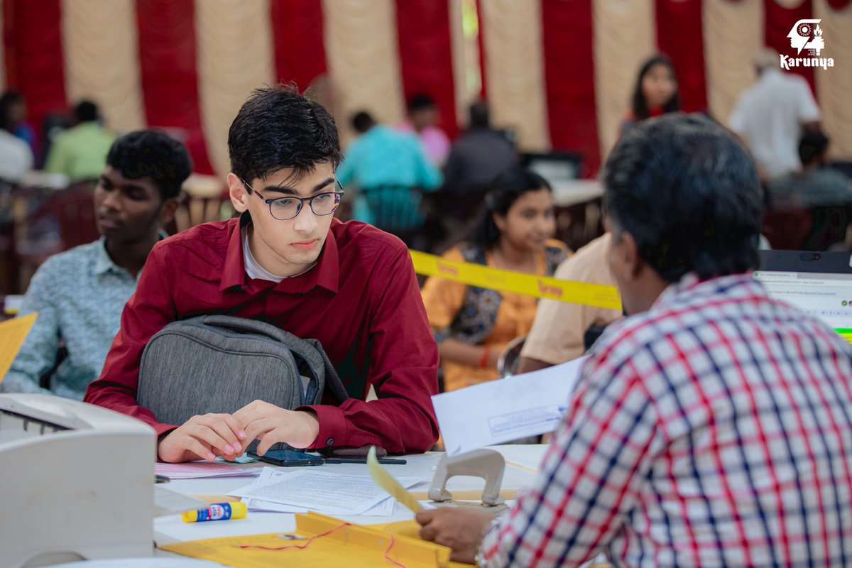 karunyauniv's tweet photo. Enrollment 2023-24! From the excitement of filling out forms to the final step of enrollment, the journey to join #KarunyaUniversity has been an exhilarating ride.  #KarunyaAdmissions2023 #NewBeginnings #FutureGraduate #CampusLife #MemoriesMade https://t.co/EDYSRQXuPm