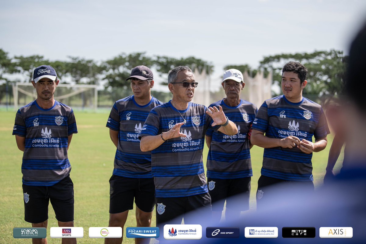 PhearaMa's tweet photo. Preparing for Sunday match against Angkor Tiger Football Club, Olympic Stadium 18:00 🏟 

Boeung Ket Football Club https://t.co/dvUuljhjzG