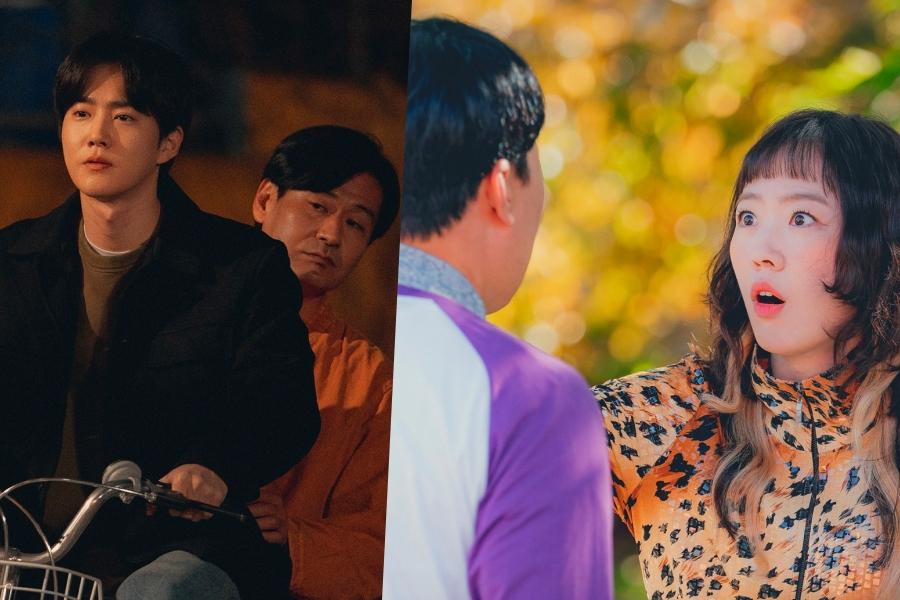 SoompiSpanish's tweet image. #Suho de EXO, #ParkHyukKwon, #JooMinKyung, y más son sospechosos residentes de pueblo en “#BehindYourTouch” soompi.com/es/article/556…