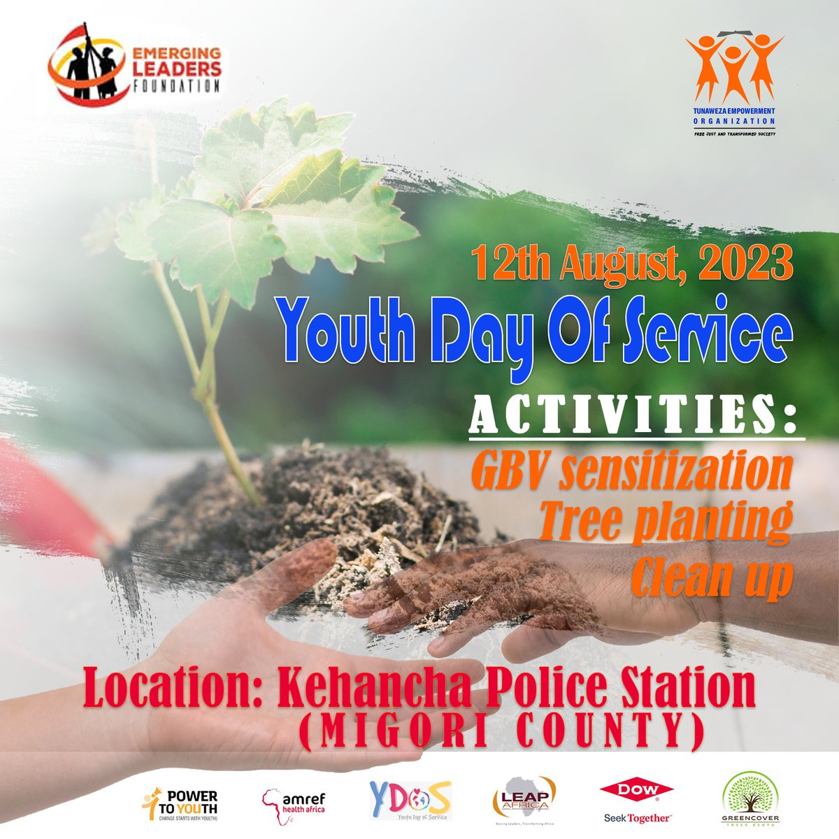 Through volunteering, youth are contributing daily to the growth of their communities.

Mark your CALENDER as we harness young African’s energy, creativity, and innovation by encouraging them to volunteer their time, skills &amp; resources to deliver a sustainable future.
#YDOS2023