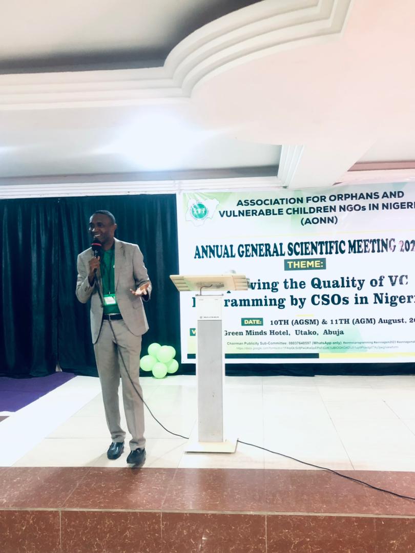 AONN_NG's tweet photo. This is a rebranded @AONN_NG ; a resource point, a force to be reconned with, the sustainability of any projects for OVC, a locally generated support for OVC.
@AONN_NG can boast of 440 memberships as at today - Opening remarks by the @AONN_NG National Coordinator: Marcus Williams https://t.co/tFD9UhdQ6G