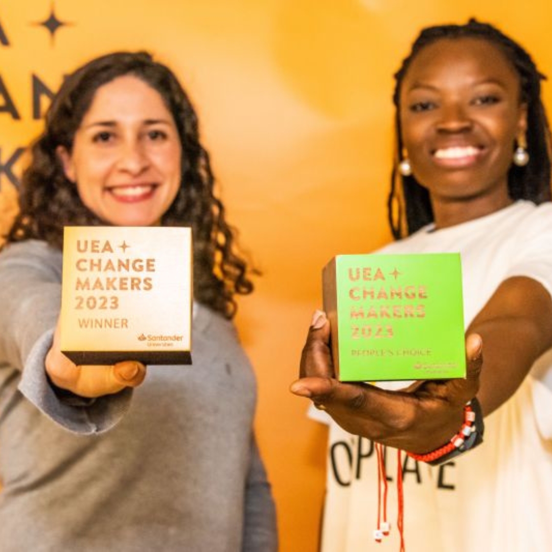 developmentuea's tweet photo. Our Students continued their success at this year's Change Makers! Huge Congratulations to Mary Artega Gomez Garcia (overall winner) and Deborah Adesina (Peoples Choice). Find out more at https://t.co/Ahi6aAiTfJ
#closeknitcommunity #afutureforeveryone #everydaydev #Madein1973 https://t.co/81B2z6Fyxv