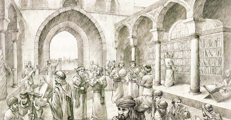 azigay's tweet photo. I love me some tweed and columns as much as the next nerd, but the "academia" aesthetic is painfully narrow.

Where is my House of Wisdom with Baghdadi fabrics &amp; lecturns? Yosegi Zaiku? Astronomical maps from Timbuktu?
#archeologists #anthropologists #historians help me out here https://t.co/v70GU8h66u