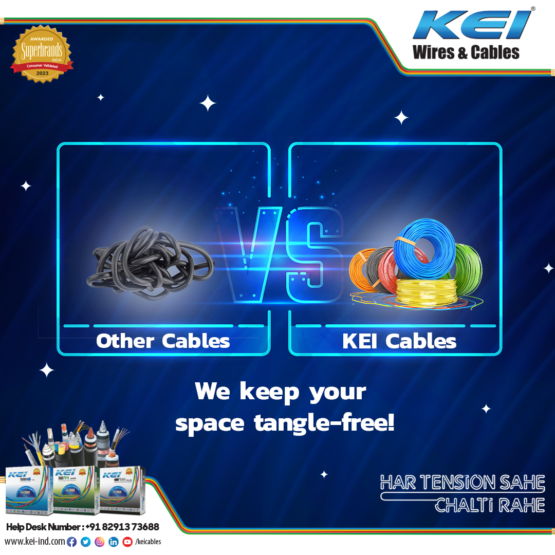 keicable's tweet photo. Step into a world where chaos is tamed, and brilliance reigns. Our organized cables defy the norm, ensuring tangle-free convenience that sets us apart from the rest.🙌
#KEI #hartensionsahechatirahe #safety #TangleFree #Housewires #highquality #durable #wireandcablesexpert https://t.co/qMNlqjpNCZ