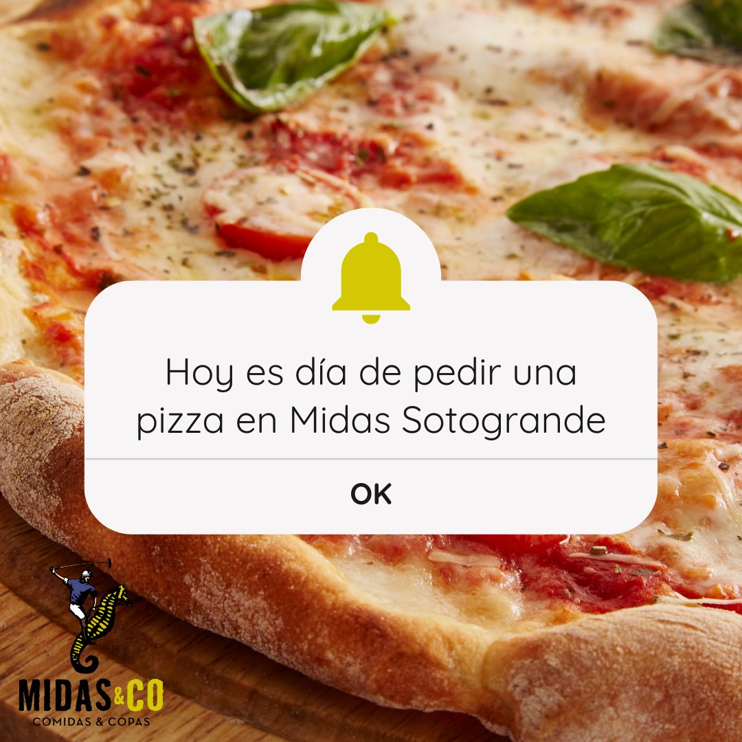 midasrest's tweet photo. Hoy es día de Pizzas Midas!!! 🍕🍕🍕

RECUERDA que puedes hacer tu pedido a través de la 📲 APP GetEat o llamándonos al ☎️ +34 956 790 121 ‼️

#MidasSotogrande #MenúDelDía #Midas #Restaurante #Sotogrande #Gibraltar #PuertoSotogrande #Terraza #VistasAlMar #Almuerzos #comidas https://t.co/UE0XmYahHW