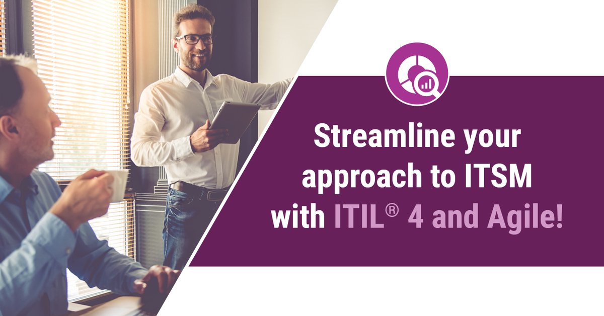 itiltrainingILX's tweet photo. Want to provide high quality #IT services in an efficient manner? Why not try combining ITIL® 4 with Agile!

Read our #blog to find out how the two can work together to streamline your #ITSM process. 

https://t.co/FqVID97bs2 https://t.co/lKKjRnIgIJ