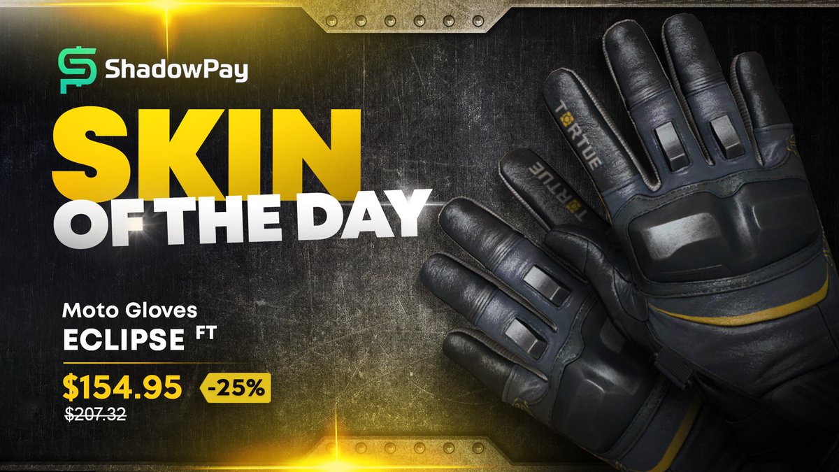 Check out these nice gloves for a nice price 🥰 Don't miss the chance to get them here - shadowpay.com/en/item/560139… #csgo #csgoskins #shadowpay #shadowpaycom #csgotrades #counterstrike #csgoskin #csgoknife #csgogiveaway #csgogiveaways #gaming #source2 #csgo2