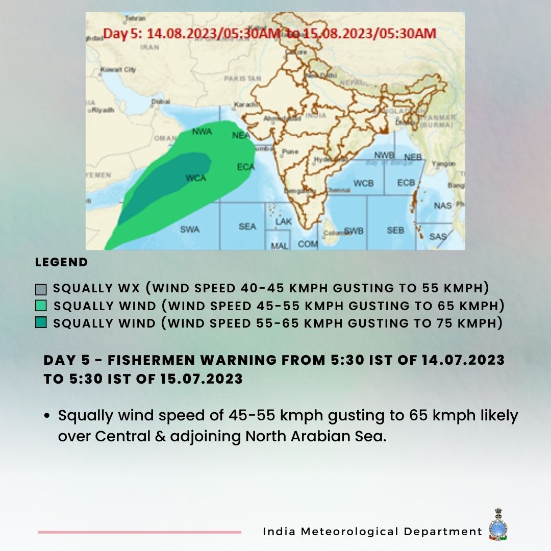 Indiametdept's tweet photo. #WeatherWarning #SquallyWinds #FishermenAlert #StaySafe #WindGusts
@moesgoi @DDNewslive @ndmaindia @airnewsalerts https://t.co/nG6QN1W5yF