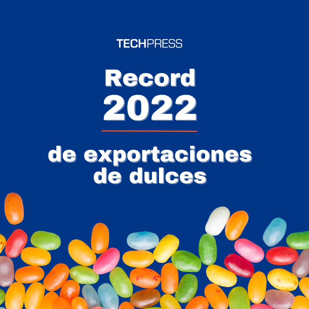 Tecnifood's tweet photo. Según el informe de 2022 del sector del dulce en España, presentado por #Produlce, las exportaciones de dulces volvieron a conseguir un nuevo récord el año pasado.
➡️ Descubre más en: https://t.co/WmLhdrX1mP
#exportaciones #Techpress #tecnifood #industriaalimentación https://t.co/V0GvOEnR0j