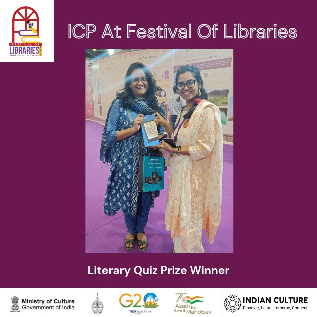 _IndianCulture's tweet photo. Glimpses of the Day 1 Literary Quiz Organized by ICP at #festivaloflibraries2023
#festivaloflibraries #librariesofIndia #readingculture #books #azadikaamritmahotsav #G20 #IndianCulture https://t.co/ZhvBv5MoHN