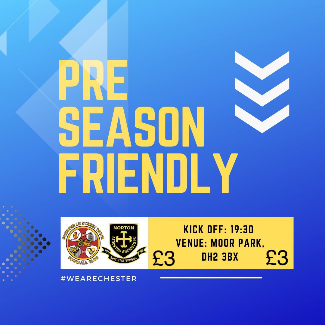 Pre season friendly = More minutes in the legs🦵💪
@CLSTladies1 v <a href="/NortonLadies/">Norton Ladies FC</a> 

📍 Moor Park, DH2 3BX
🕑 19:30 KO 
💵 £3
