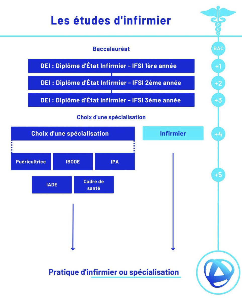 MedandJobs's tweet photo. 👩🏻‍⚕️ Aujourd'hui, présentation des études pour devenir infirmier ! 

Au bout de la 3ème année, vous avez la possibilité de devenir infirmier ou de choisir l'une des spécialisations existantes ! 

#études #infirmier #IFSI #DEI https://t.co/5GuWbi3VbU