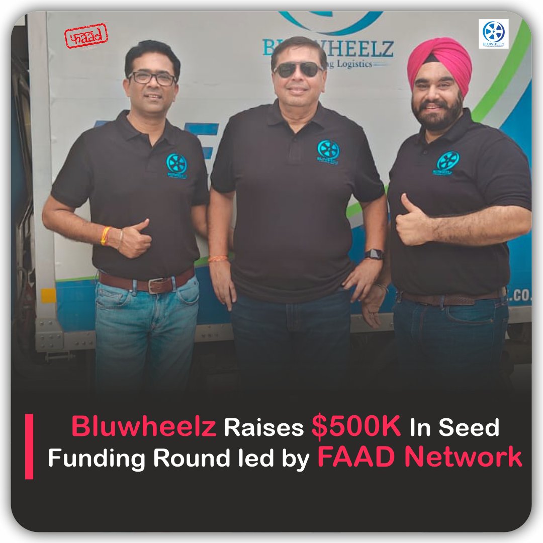 viestories_com's tweet photo. Faad Network, India’s leading early-stage #fund, has led the #seed funding round of 500,000 USD for Bluwheelz, India’s pioneering #EV fleet-as-a-service company.
Read more - https://t.co/1rAQtQ6zMl
#bluwheelz #ev #evfleet #startup #funding #faadnetwork https://t.co/87PIMgx4AR