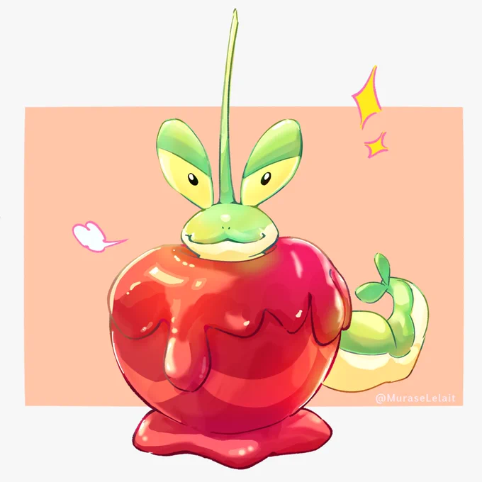 ドヤ顔カミッチュりんごの中に2匹も入ってるの可愛い!#pokemon  #ポケモンSV 