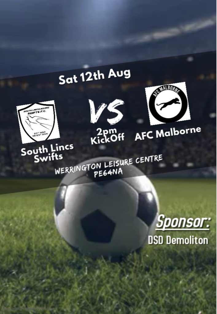 SLSwifts's tweet photo. Last Preseason Fixture‼️

Swifts Vs @afcmalborne 

Our last test will be against a very strong malborne team who are Local Cup Champions🌟

Hope to see many of the fans turn up for this one and want to say a massive thank you for the support these last couple of months👏 https://t.co/mpNTeXU3Qg