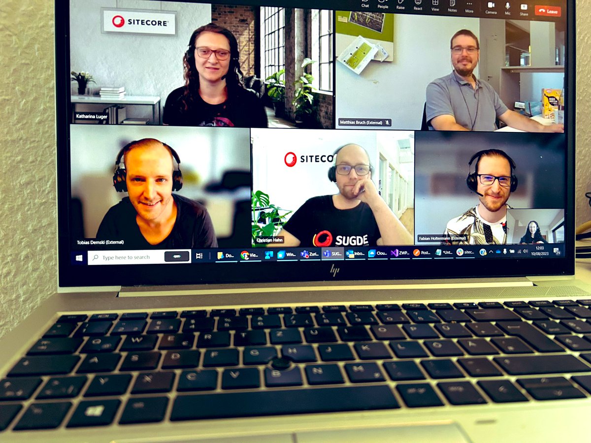 #sugde #SitecoreLunch time. 😎
Spoke about ContentHub MRM, publishing issues to Experience Edge, API tokens and Yogacamp 🧘‍♀️
#sitecore #sitecorecommunity