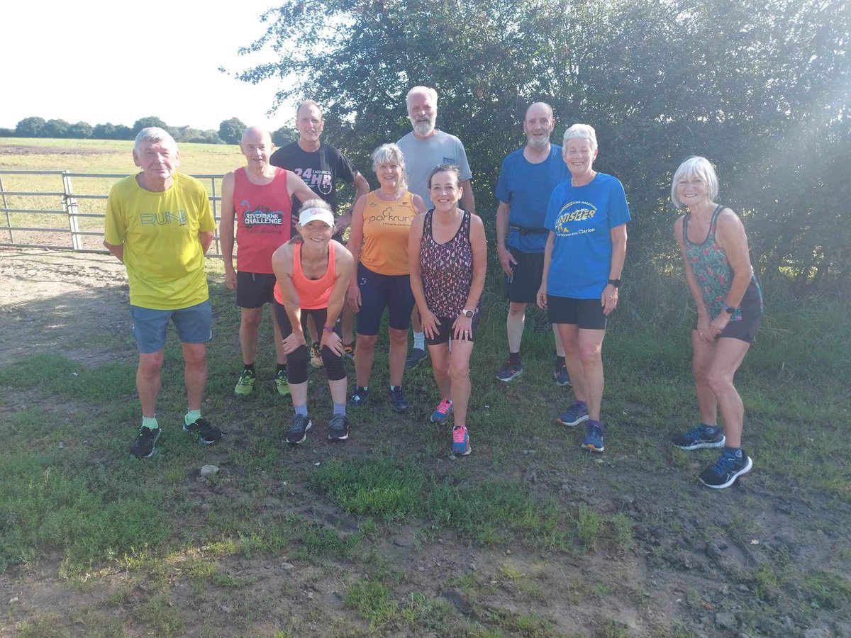 Sun shone on the @StTheresasAC Early Risers again this morning @TempleNewsam