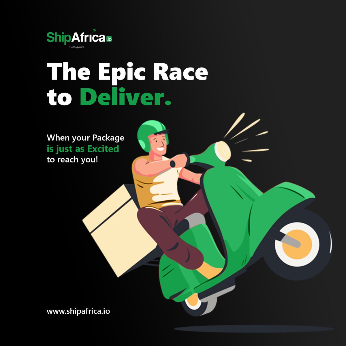 shipafrica_io's tweet image. Our delivery team is as enthusiastic as you are to get your package to your doorstep! ๐๐ ๐โโ๏ธ๐ฆ
#shippinghumor #shipafrica #logistics #logisticssolutions #cargoservices #cargoshipping #shipping