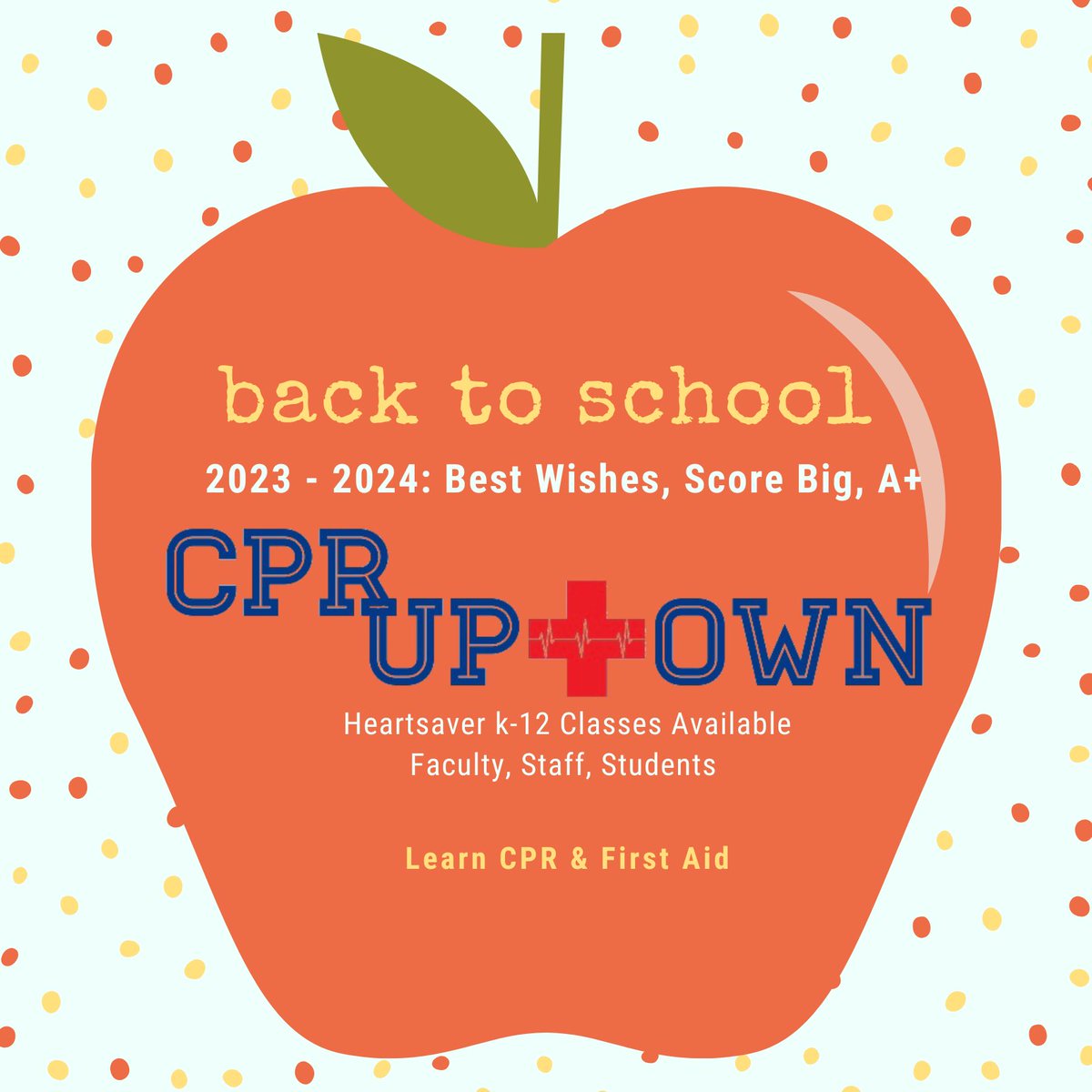 Have a GREAT SCHOOL YEAR! #cpr #aed #stopthebleed #hocpr <a href="/CityofMcAllen/">City of McAllen, TX</a> <a href="/McAllenISD/">McAllen ISD</a> <a href="/PSJAISD/">PSJA ISD</a> <a href="/Edinburgcisd/">Edinburg CISD</a>